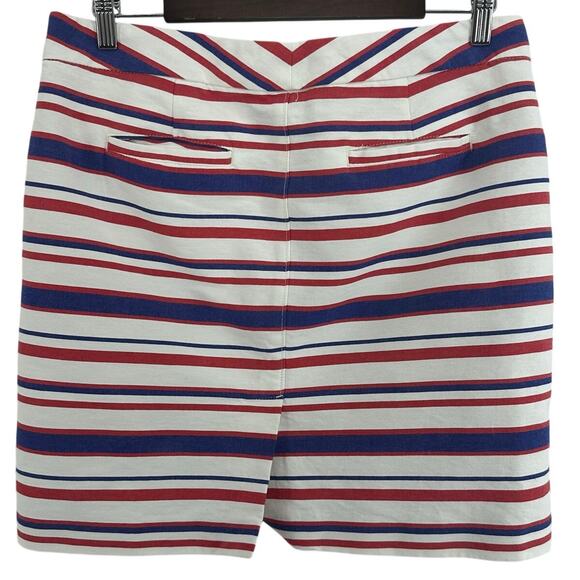 Tommy Hilfiger Striped Skirt Size 10 Red White Blue Patriotic Fourth Of July USA - Picture 2 of 6